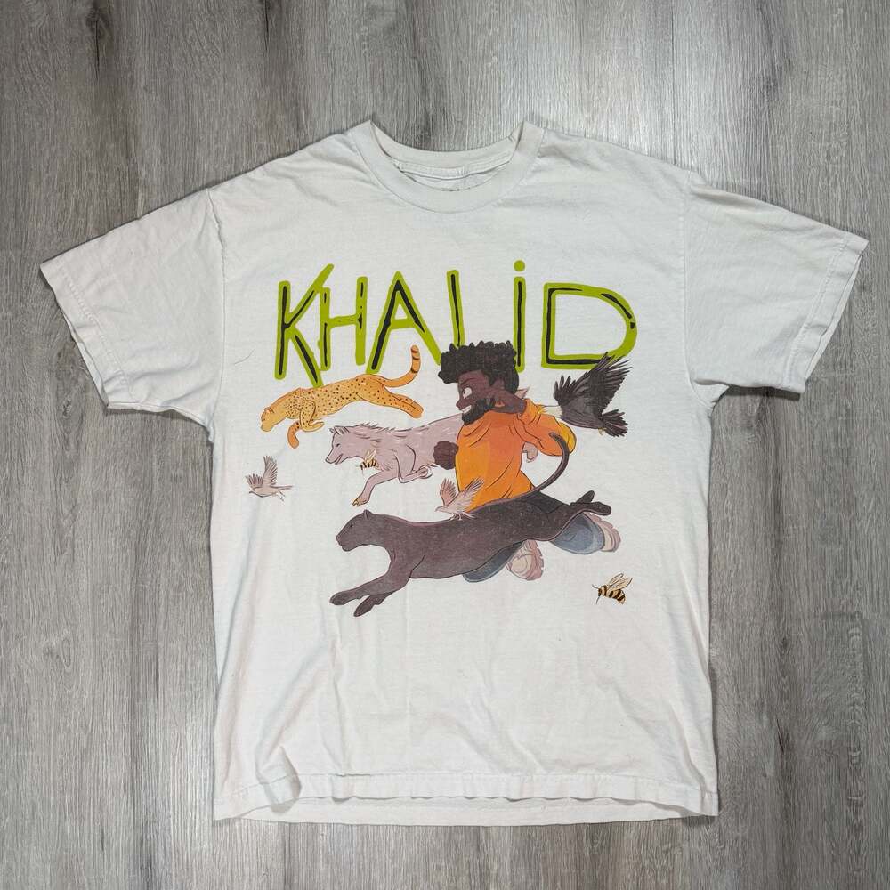 Khalid Free Spirit 2019 Tour Graphic T-Shirt Size Large